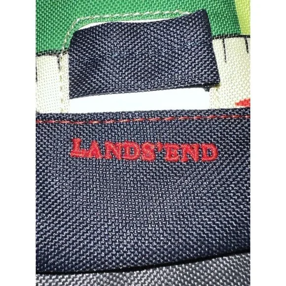 Lands End Kids Backpack Rulers Monsters Baseball Soccer Double Zippered - Picture 8 of 16